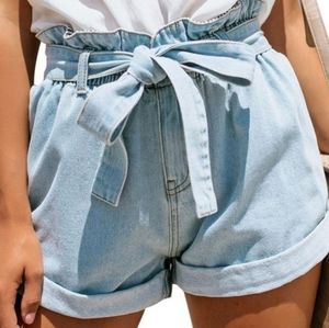 Urban Outfitters High Waist Denim Shorts